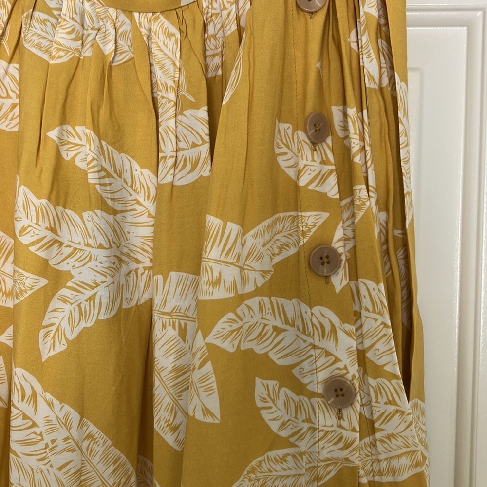 NWT Collectif x ModCloth Leaf it to Chance maxi skirt - Picture 5 of 7